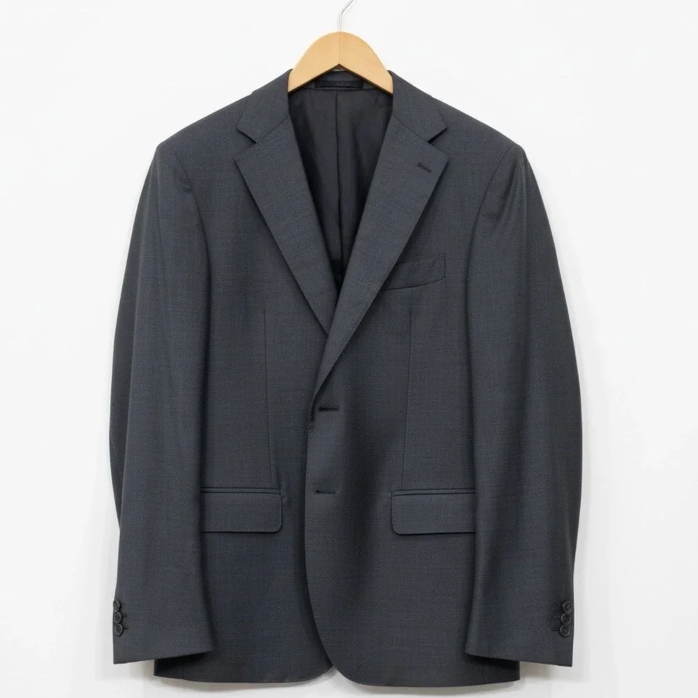 Eleventy Platinum Zegna 44R Blazer Australian Wool Hand Stitch Half‎ Lined